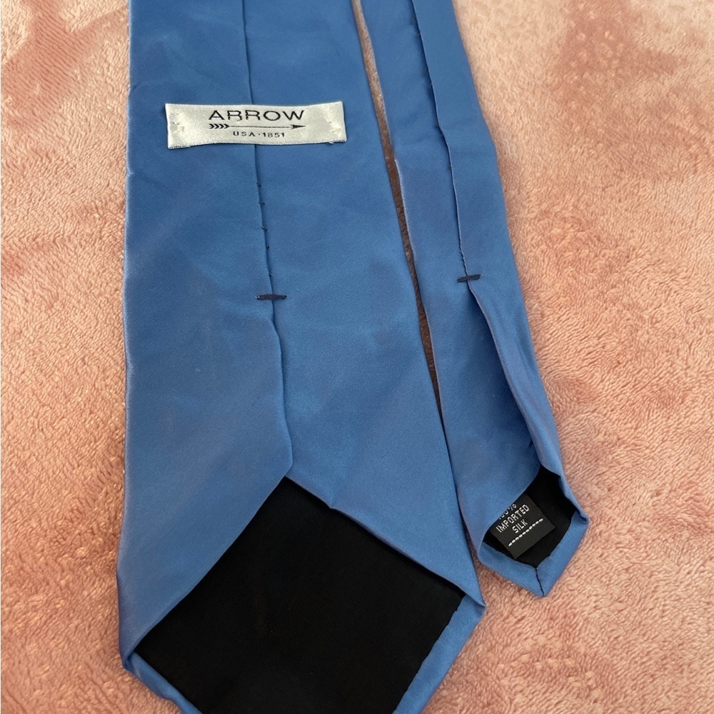 Arrow Classic Blue Tie - Picture 5 of 8